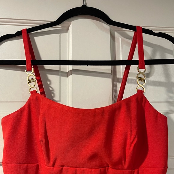 Red Mini Dress Size S - Picture 3 of 5